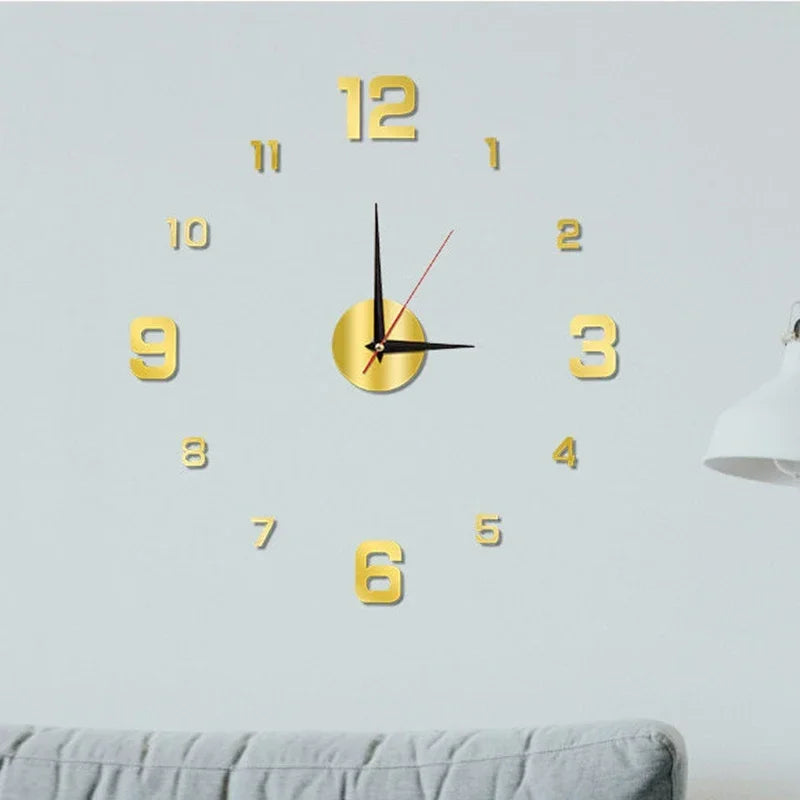 Large Silent Wall Clock