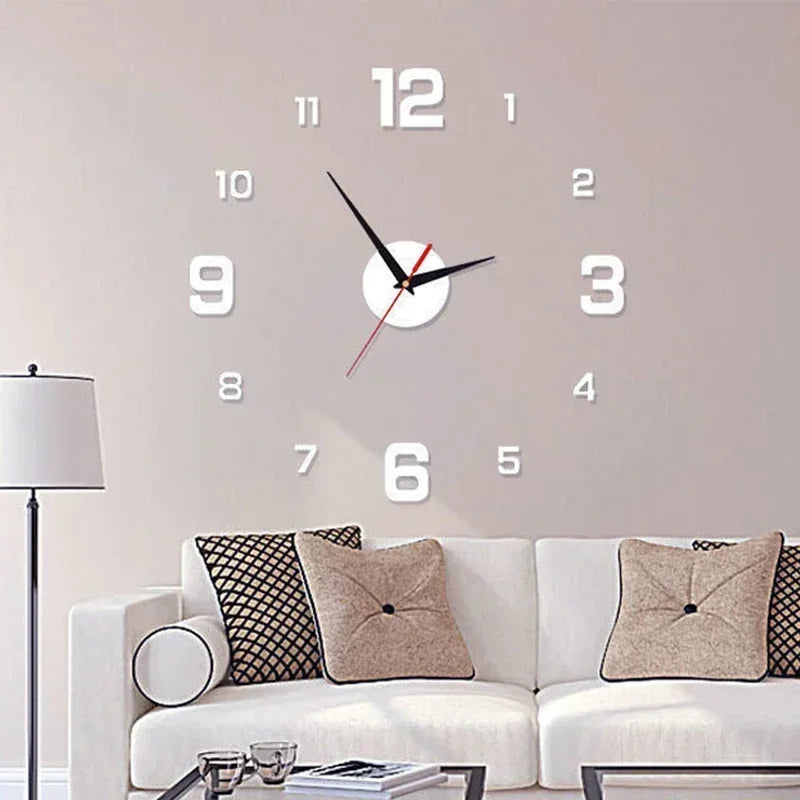 Large Silent Wall Clock
