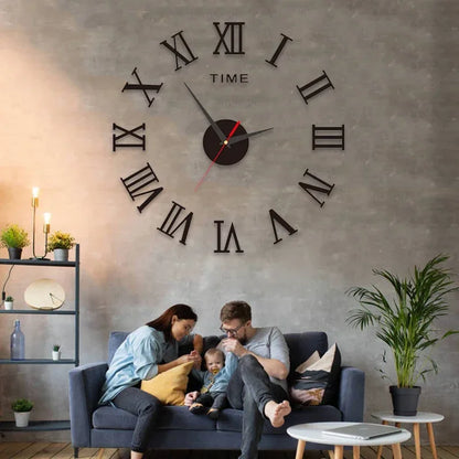 Large Silent Wall Clock