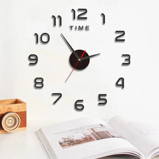 Large Silent Wall Clock