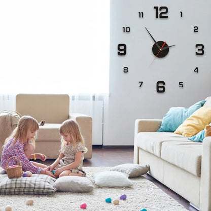 Large Silent Wall Clock